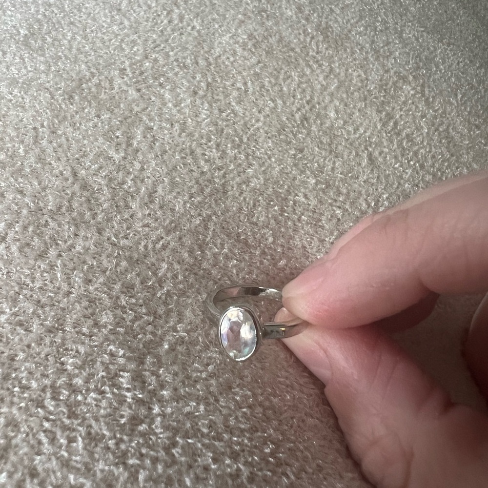 Rare Malagasy Moonstone Ring - image 2